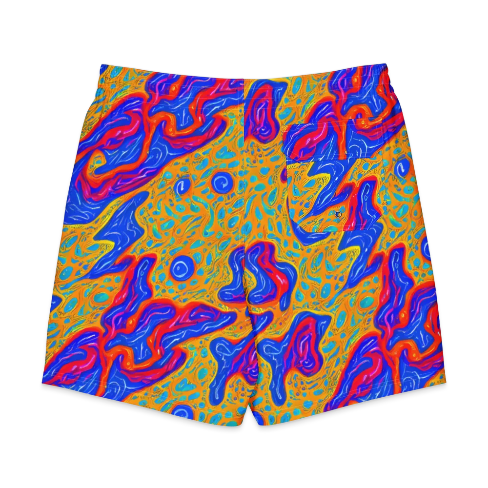 Magnetic Current on Men's Board Shorts — Back