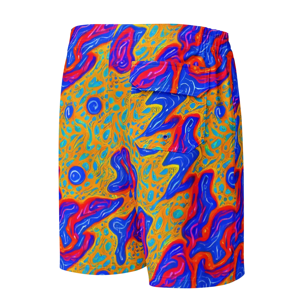 Magnetic Current on Men's Board Shorts — Back