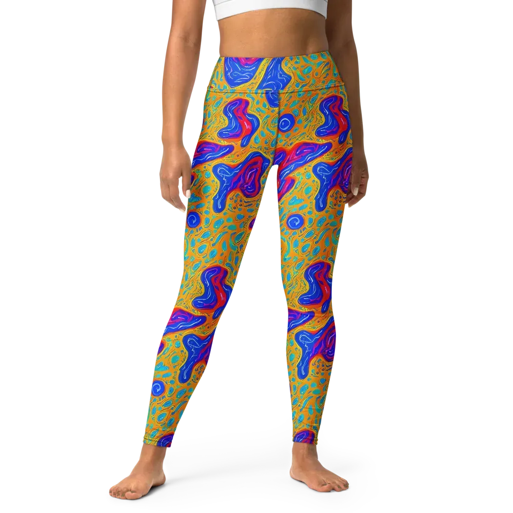 Magnetic Current on Yoga Leggings — Front