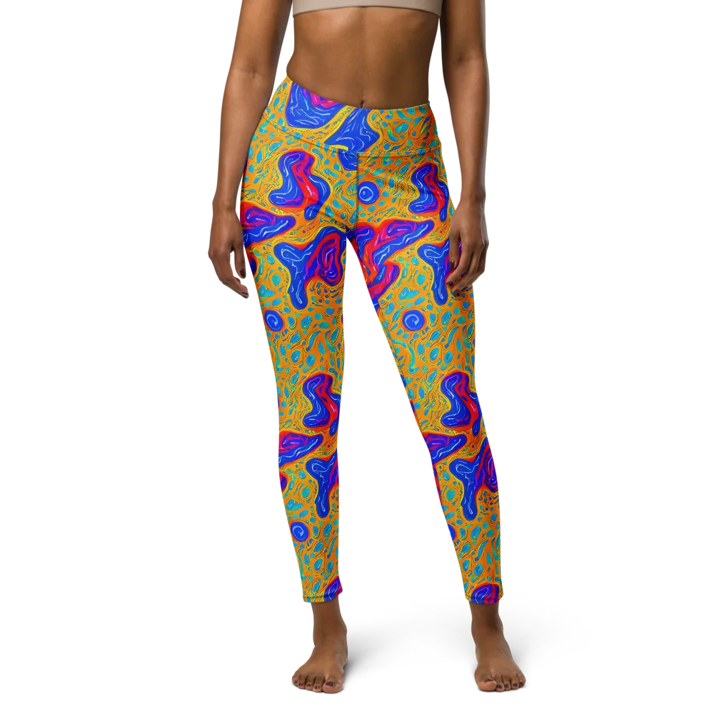 Magnetic Current on Yoga Leggings — Front