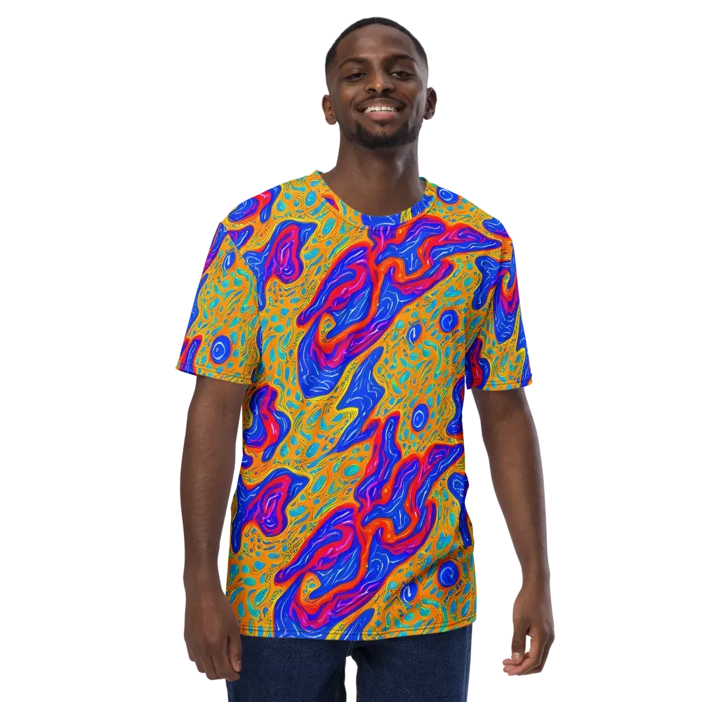 Magnetic Current on Men's Crew Neck T-Shirt — Front