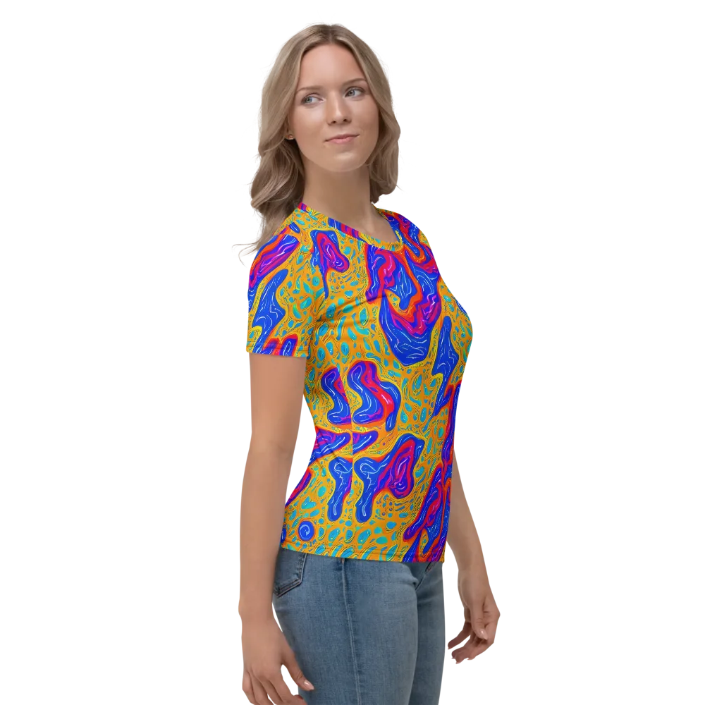 Magnetic Current on Women's Crew Neck T-Shirt — Right
