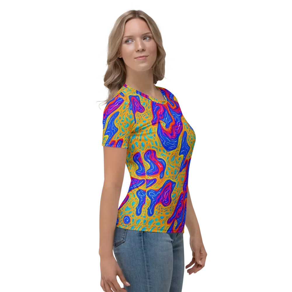 Magnetic Current on Women's Crew Neck T-Shirt — Right