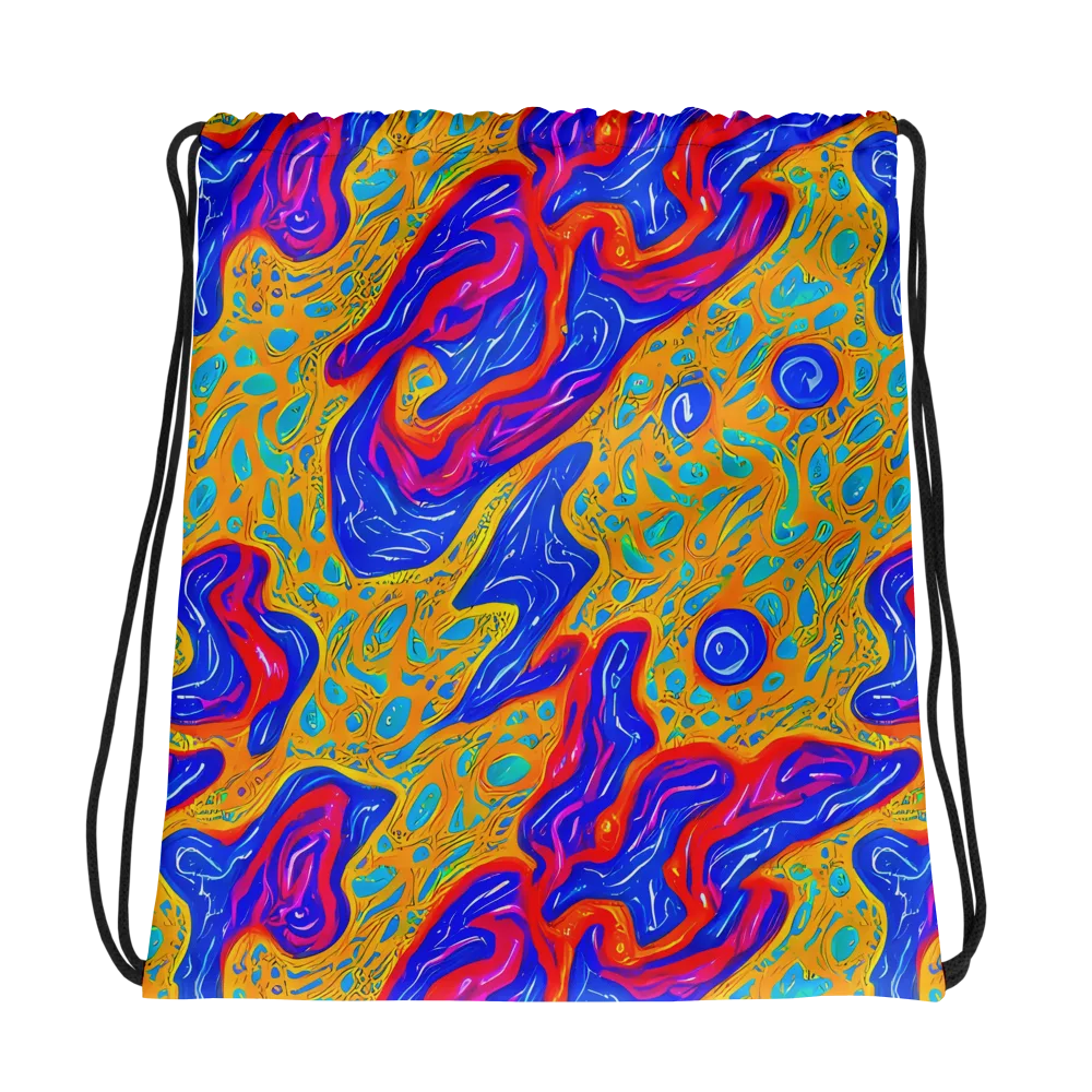 Magnetic Current on Drawstring Bag — Photo