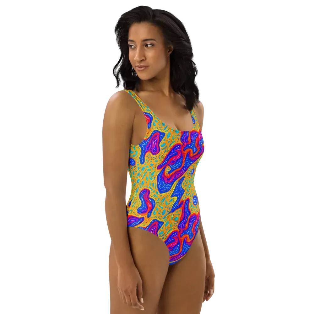Magnetic Current on One-Piece Swimsuit — Right