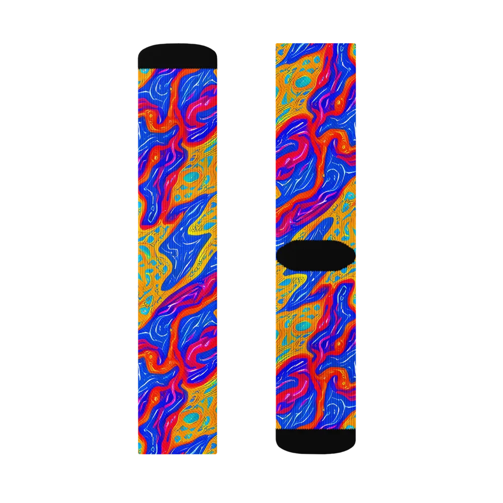 Magnetic Current on Socks — Right Sock