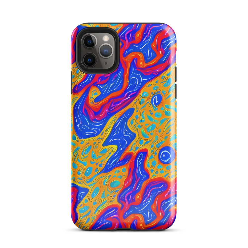 Magnetic Current on Tough Case for iPhone® — Front
