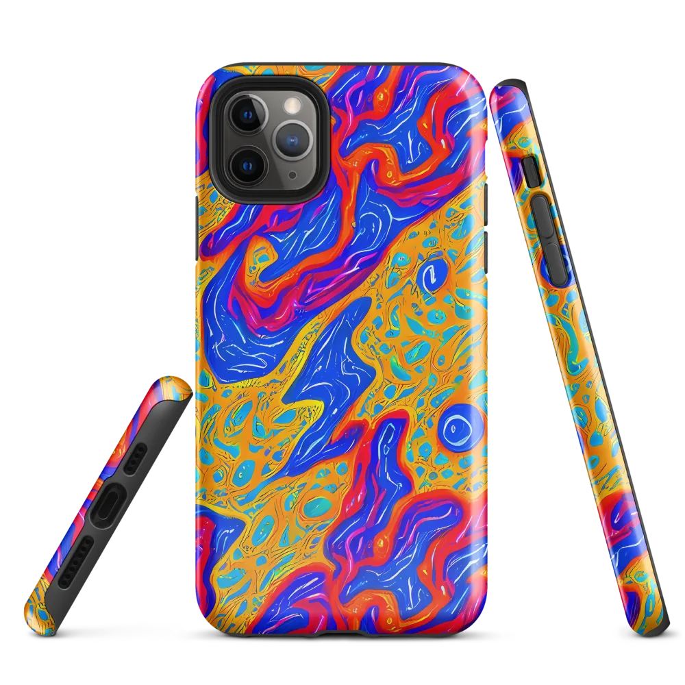 Magnetic Current on Tough Case for iPhone® — Front
