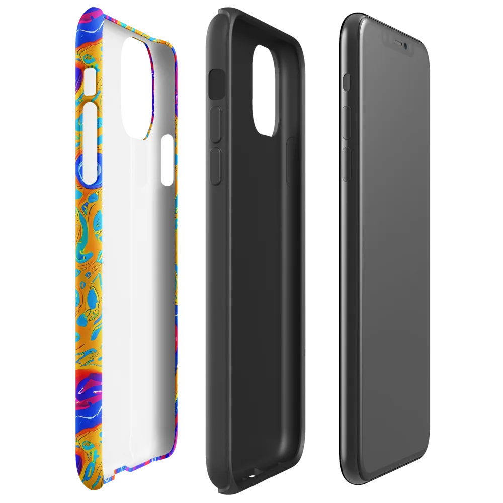 Magnetic Current on Tough Case for iPhone® — Right