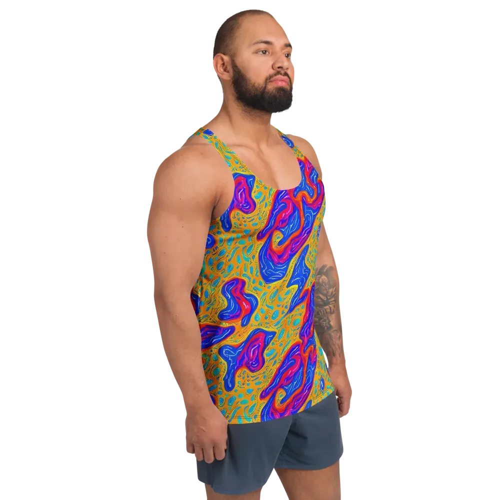 Magnetic Current on Men's Tank Top — Right Front