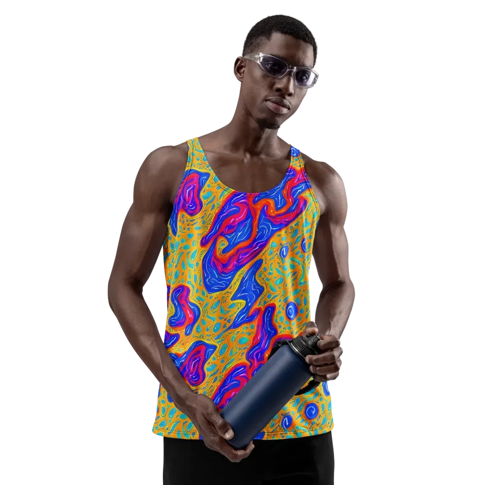 Magnetic Current on Men's Tank Top — Front