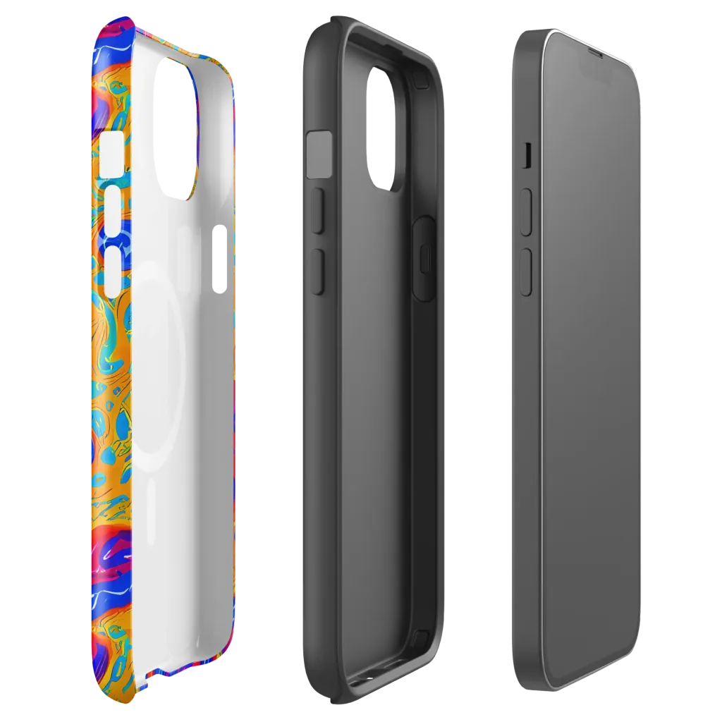 Magnetic Current on MagSafe Tough Case for iPhone® — Front
