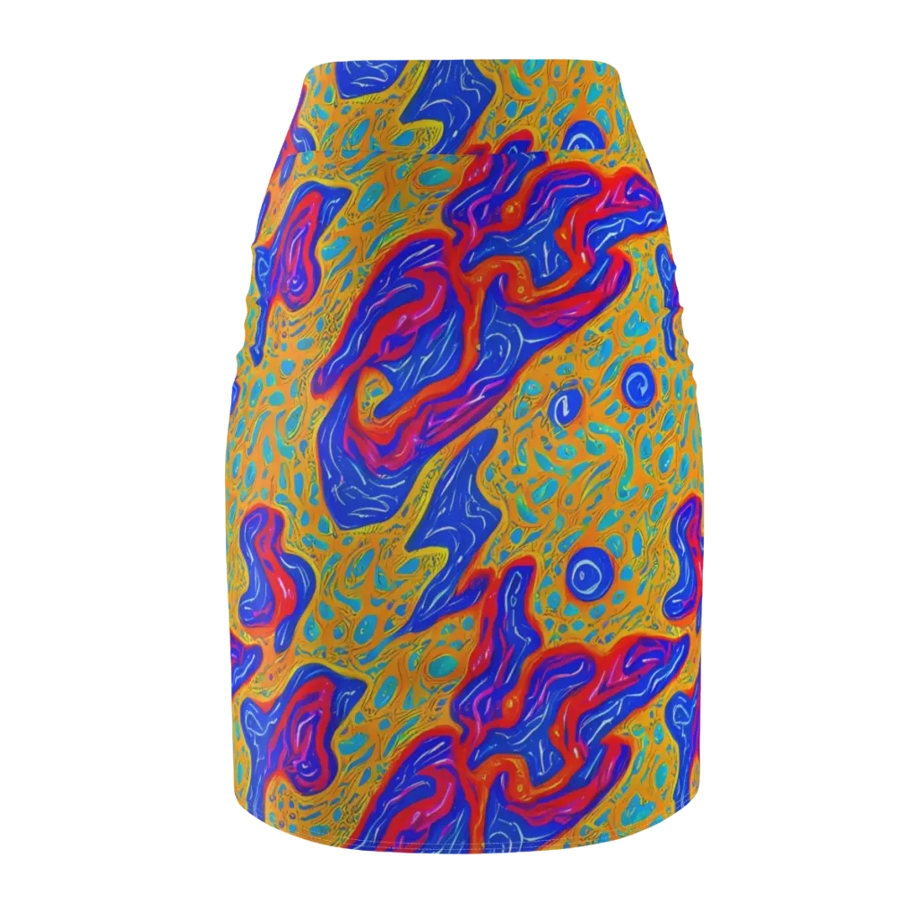 Magnetic Current on Pencil Skirt — Back