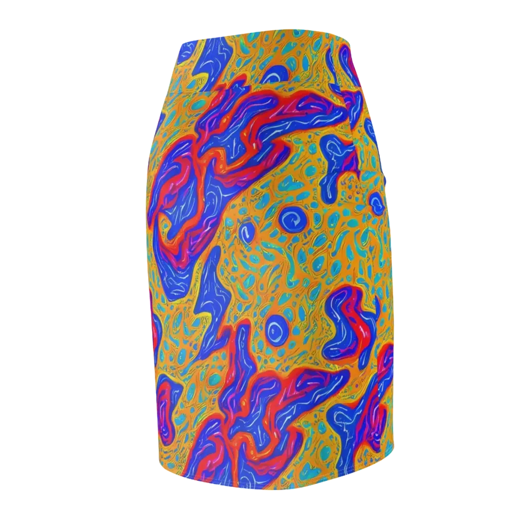 Magnetic Current on Pencil Skirt — Back Side