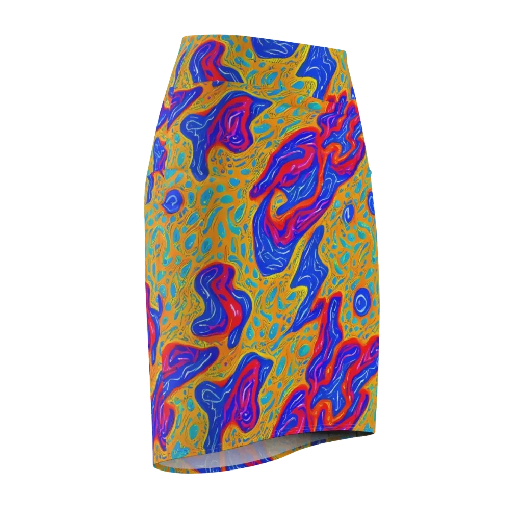 Magnetic Current on Pencil Skirt — Front Side