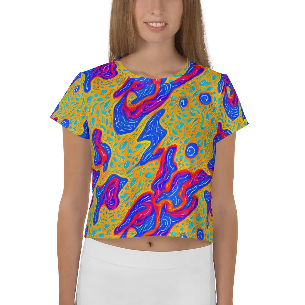 Magnetic Current on Crop Tee — Front
