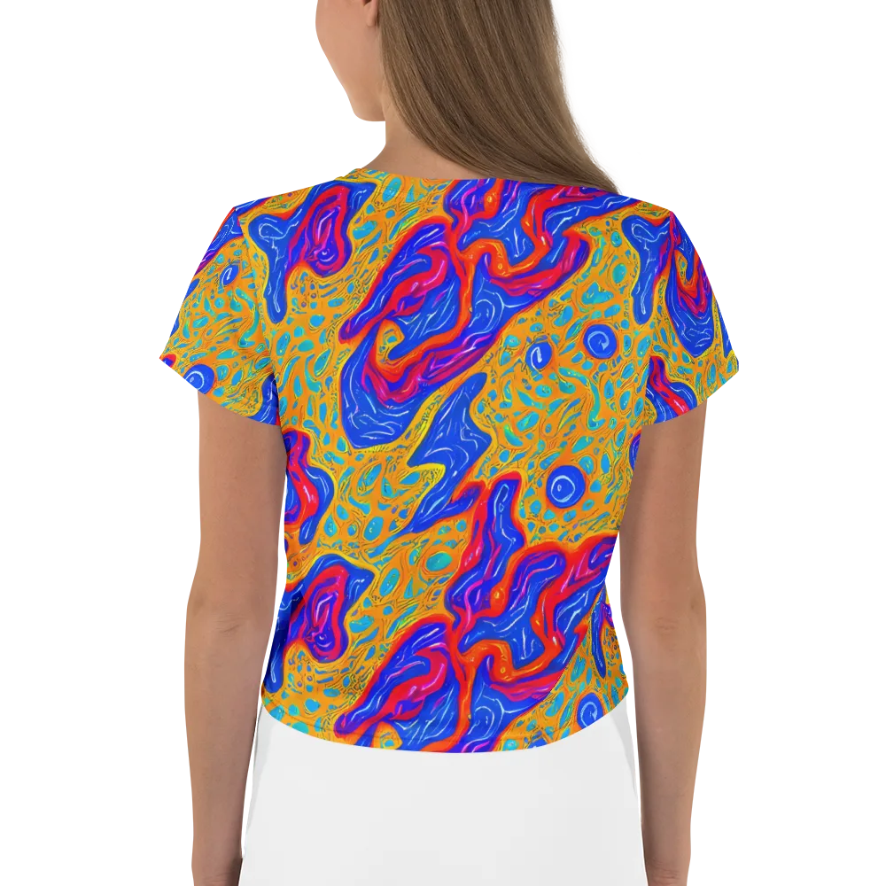 Magnetic Current on Crop Tee — Back