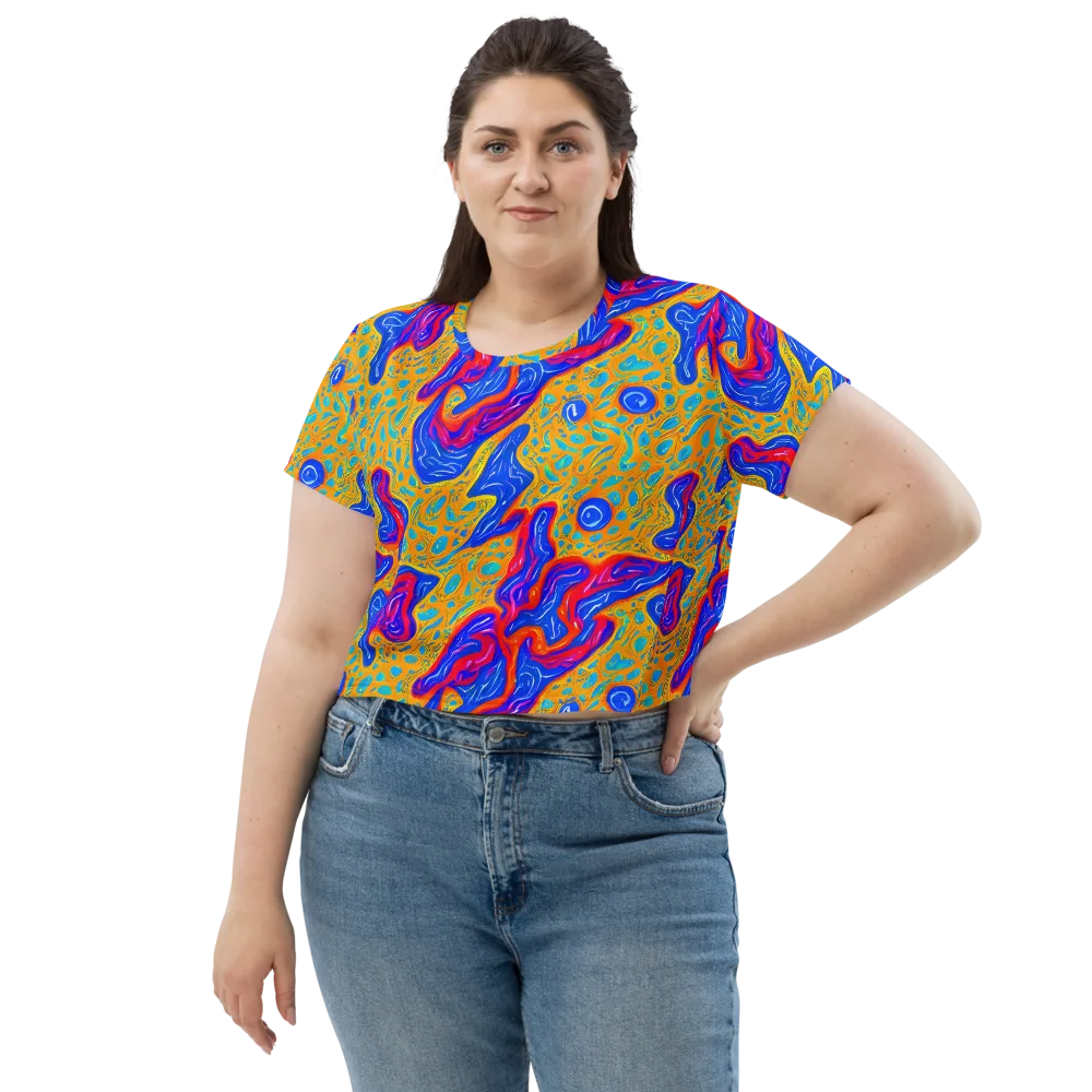 Magnetic Current on Crop Tee — Front