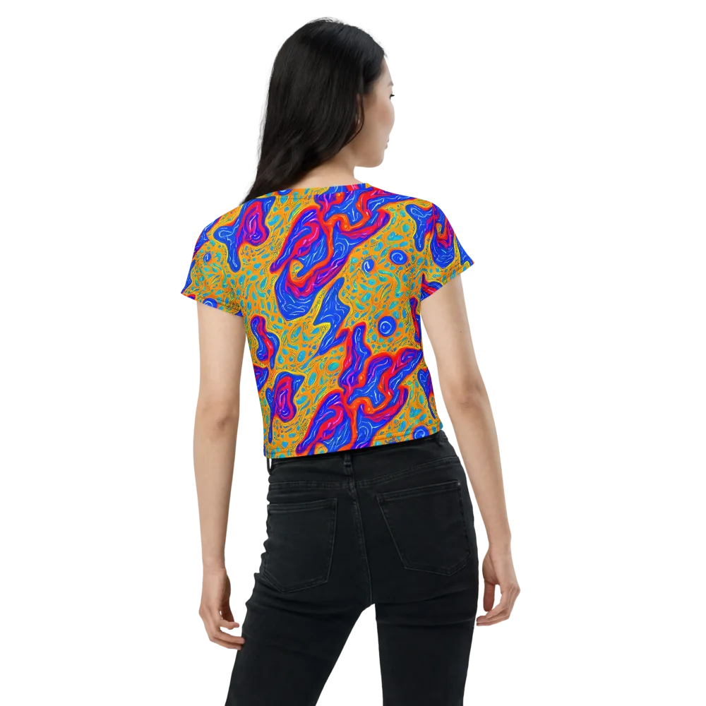 Magnetic Current on Crop Tee — Back
