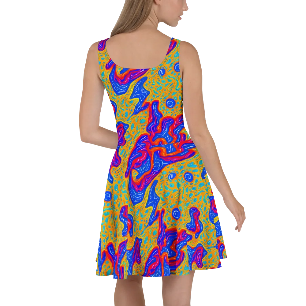 Magnetic Current on Skater Dress — Back