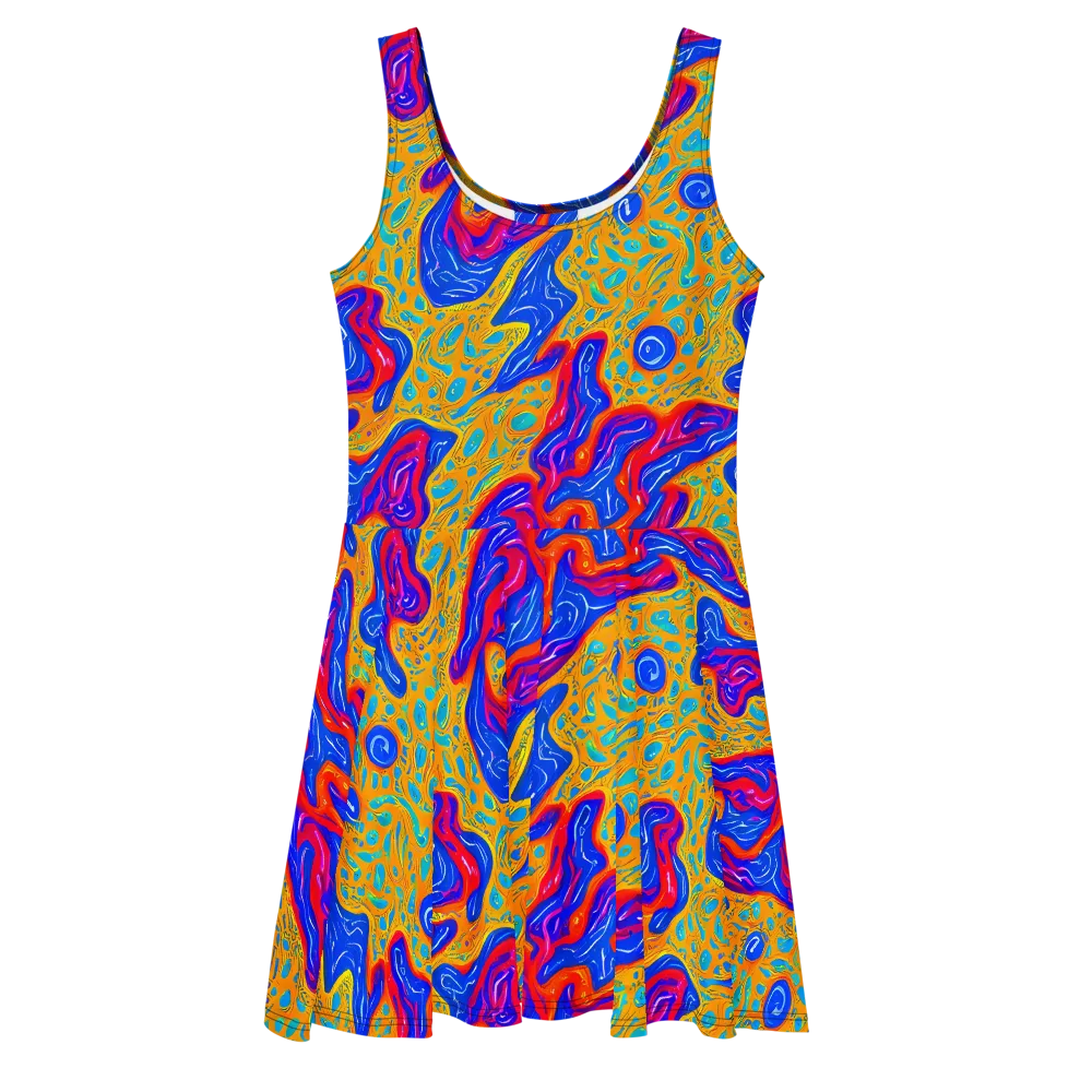 Magnetic Current on Skater Dress — Front