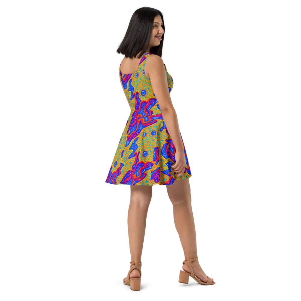 Magnetic Current on Skater Dress — Right