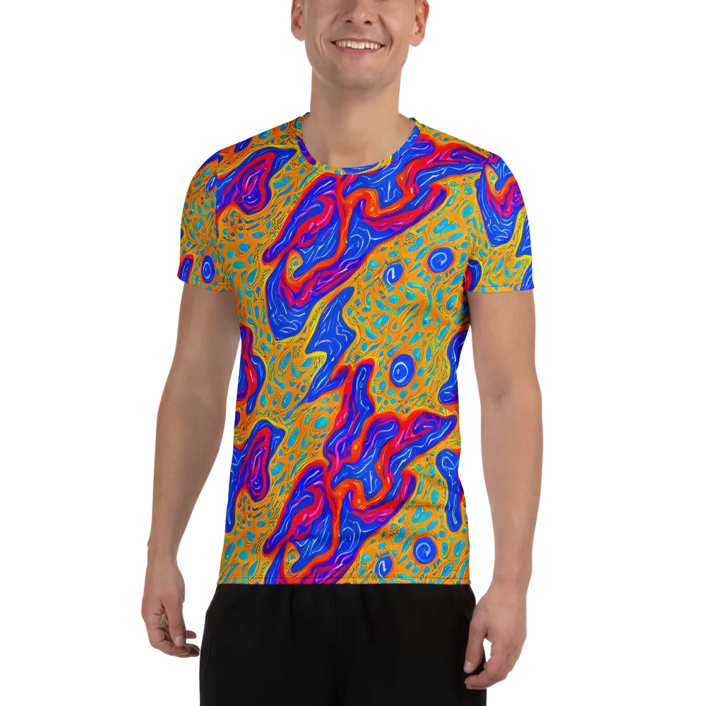 Magnetic Current on Men's Athletic T-Shirt — Front