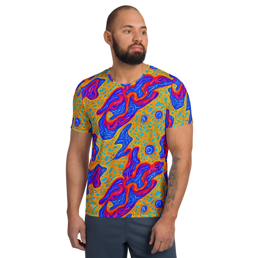 Magnetic Current on Men's Athletic T-Shirt — Front