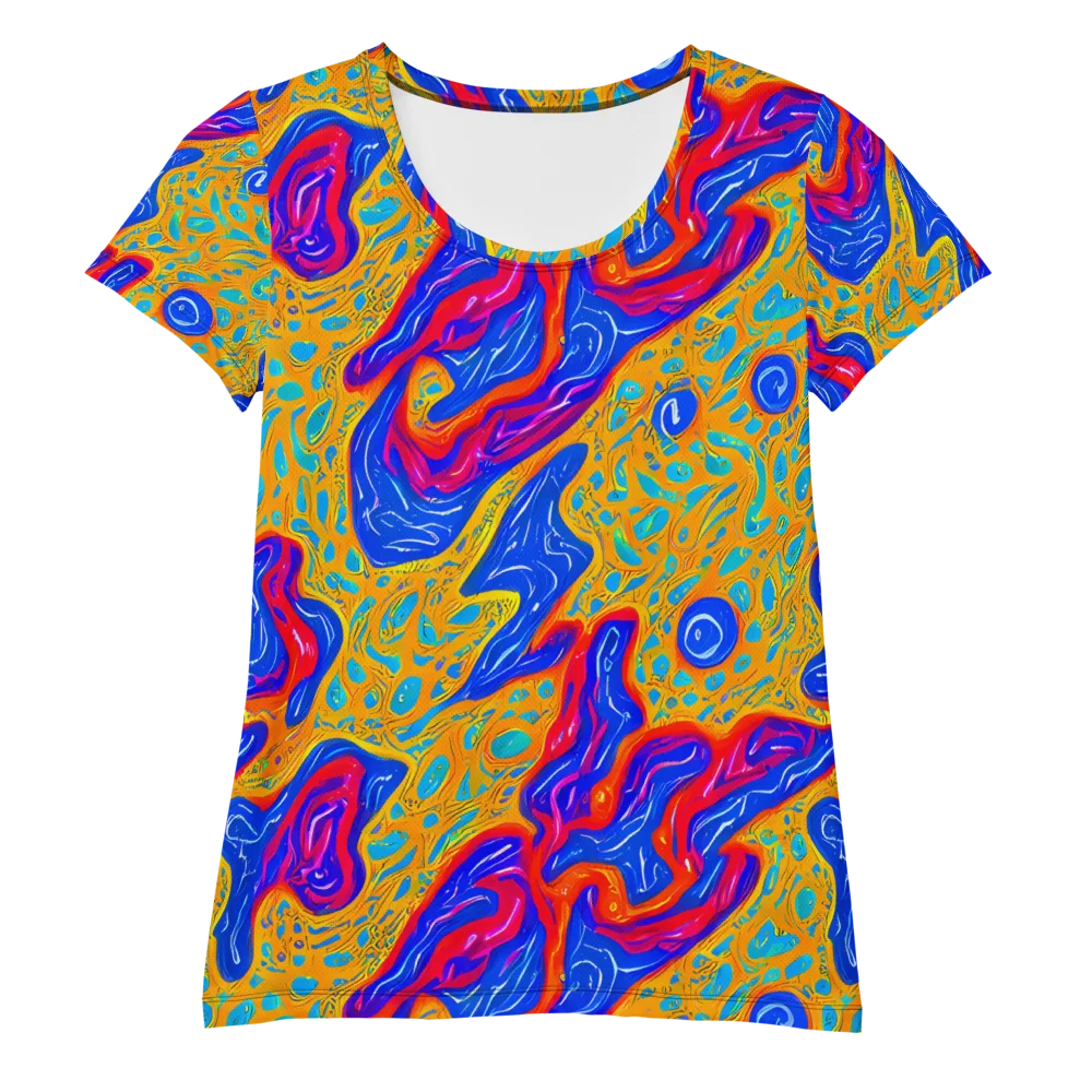 Magnetic Current on Women's Athletic T-Shirt — Front