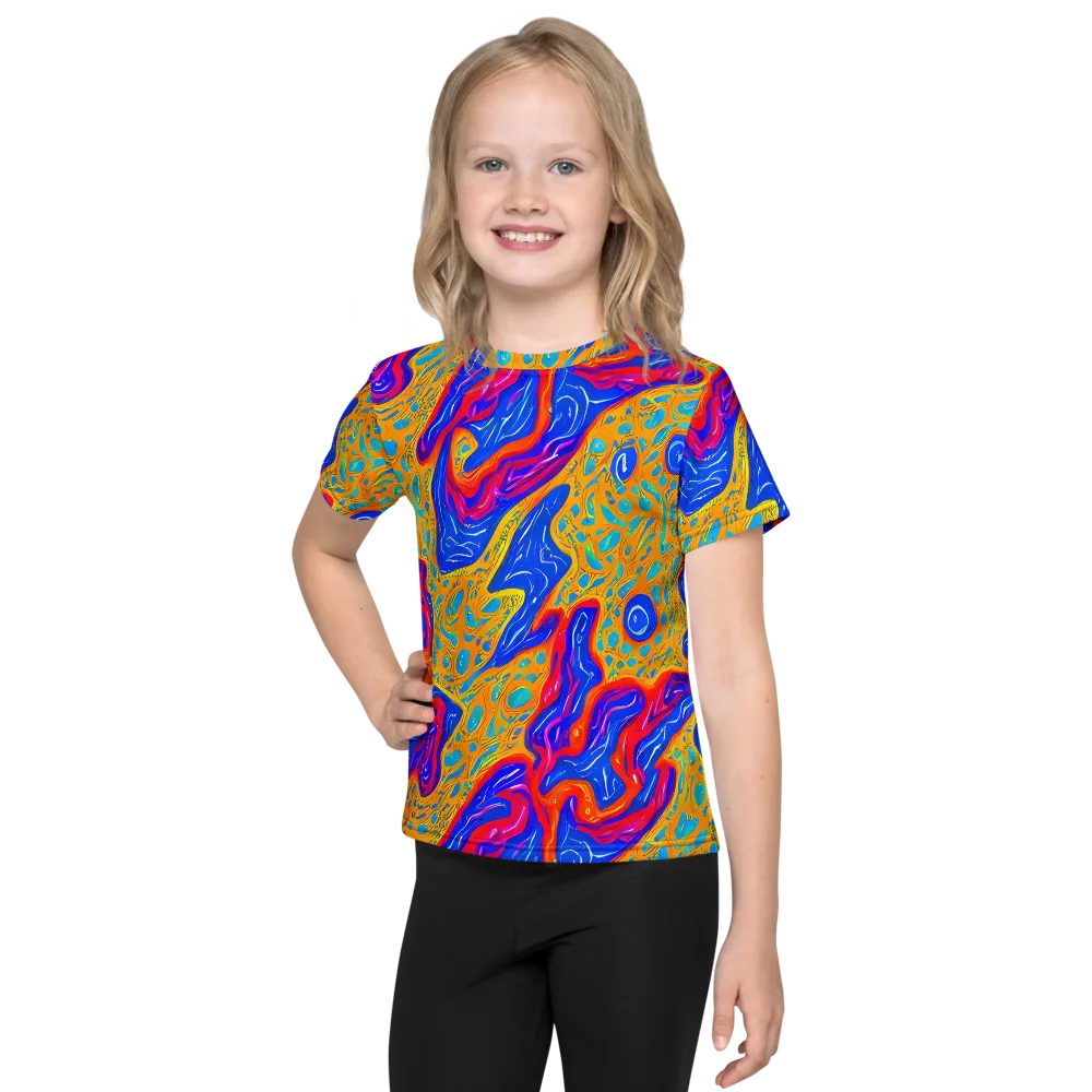 Magnetic Current on Kids Crew Neck T-Shirt — Front