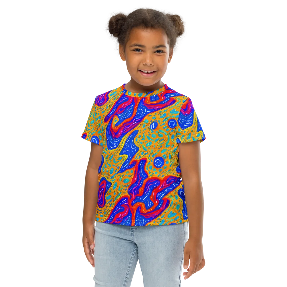 Magnetic Current on Kids Crew Neck T-Shirt — Front