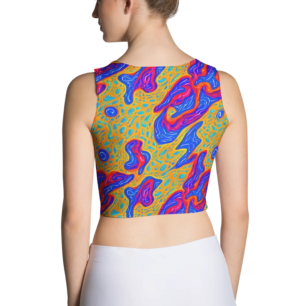 Magnetic Current on Crop Top — Back