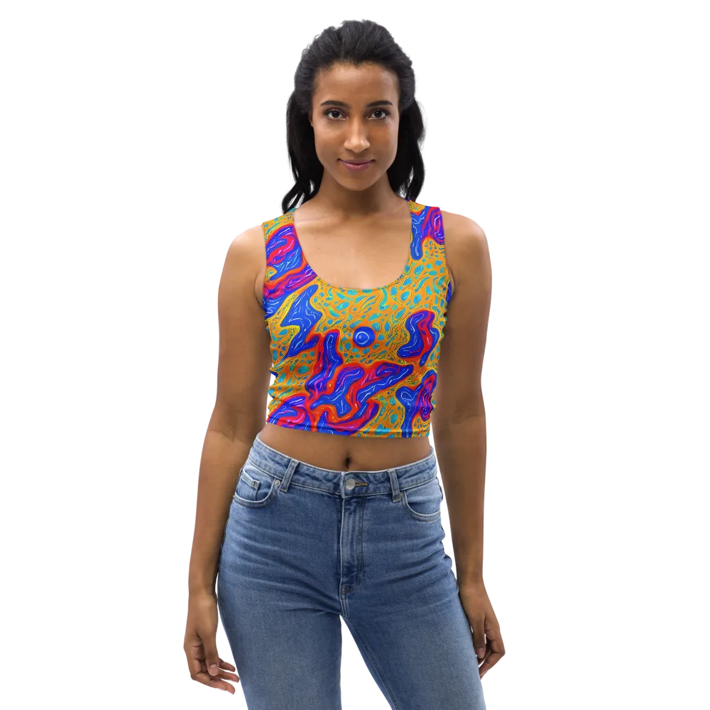 Magnetic Current on Crop Top — Front