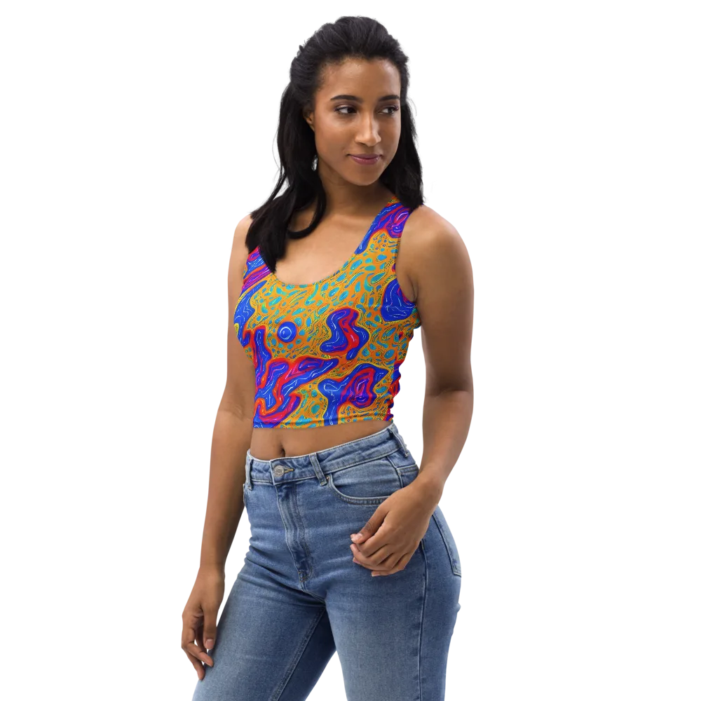 Magnetic Current on Crop Top — Left Front
