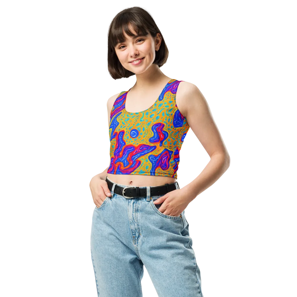 Magnetic Current on Crop Top — Front