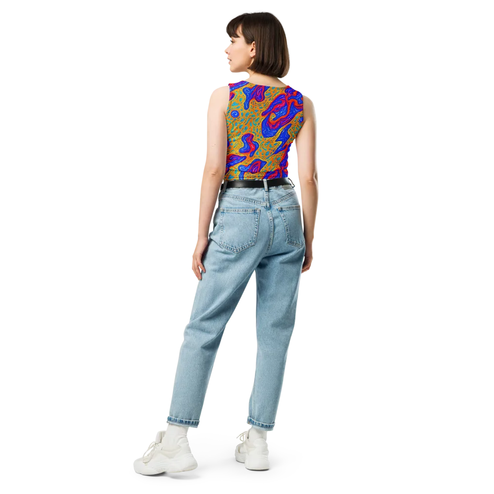 Magnetic Current on Crop Top — Back