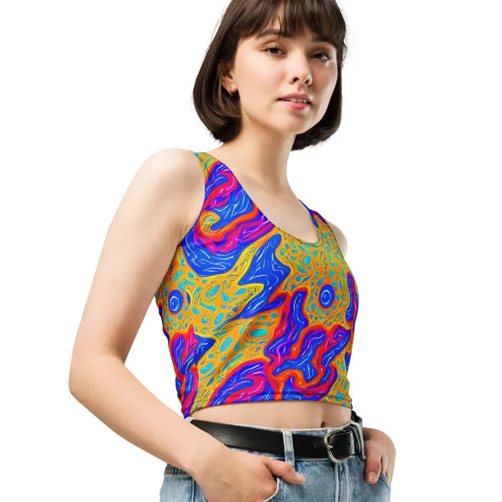 Magnetic Current on Crop Top — Right Front