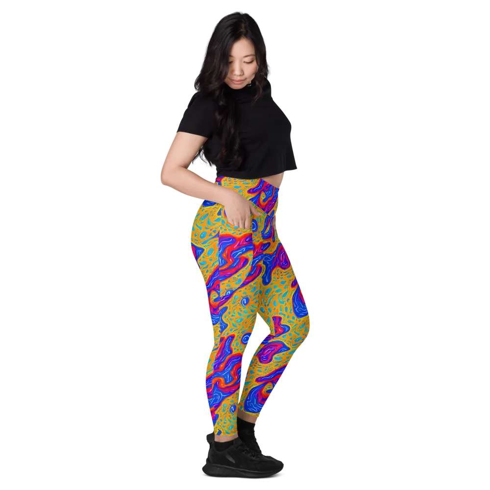 Magnetic Current on Leggings with Pockets — Right