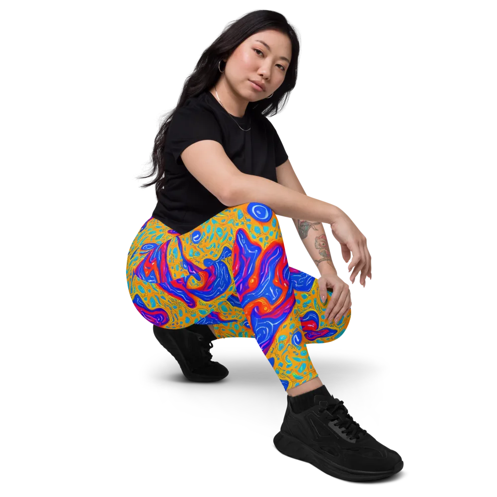 Magnetic Current on Leggings with Pockets — Right Front