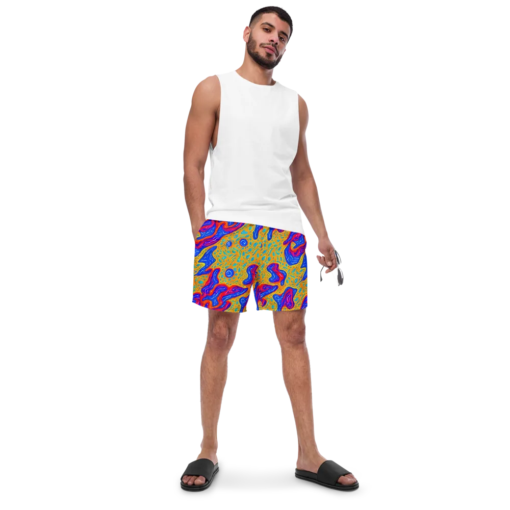 Magnetic Current on Swim Trunks — Front