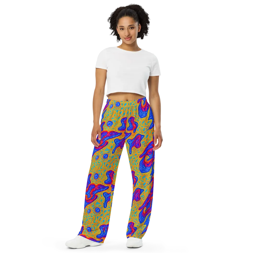 Magnetic Current on Wide-Leg Pants — Front