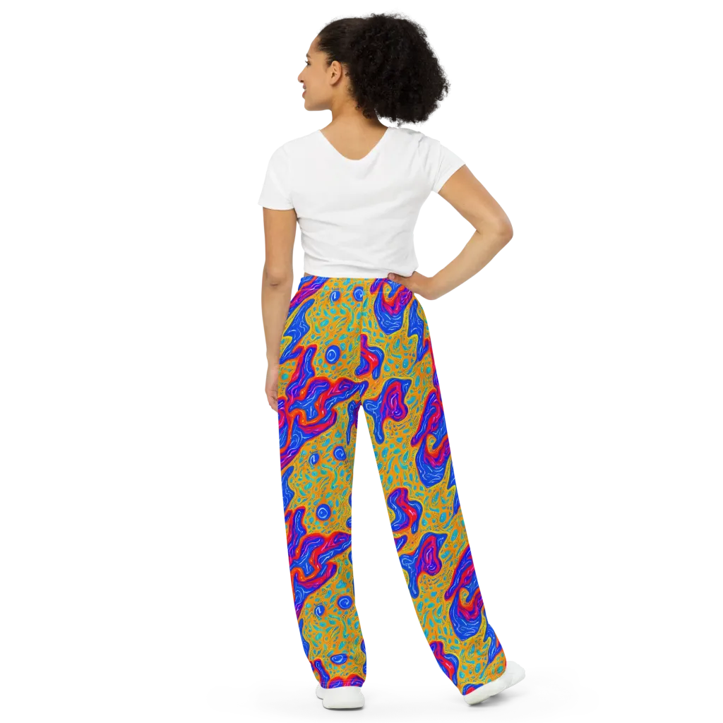Magnetic Current on Wide-Leg Pants — Back