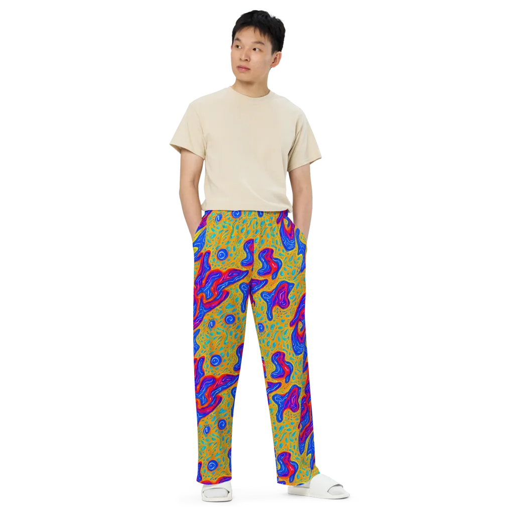 Magnetic Current on Wide-Leg Pants — Front