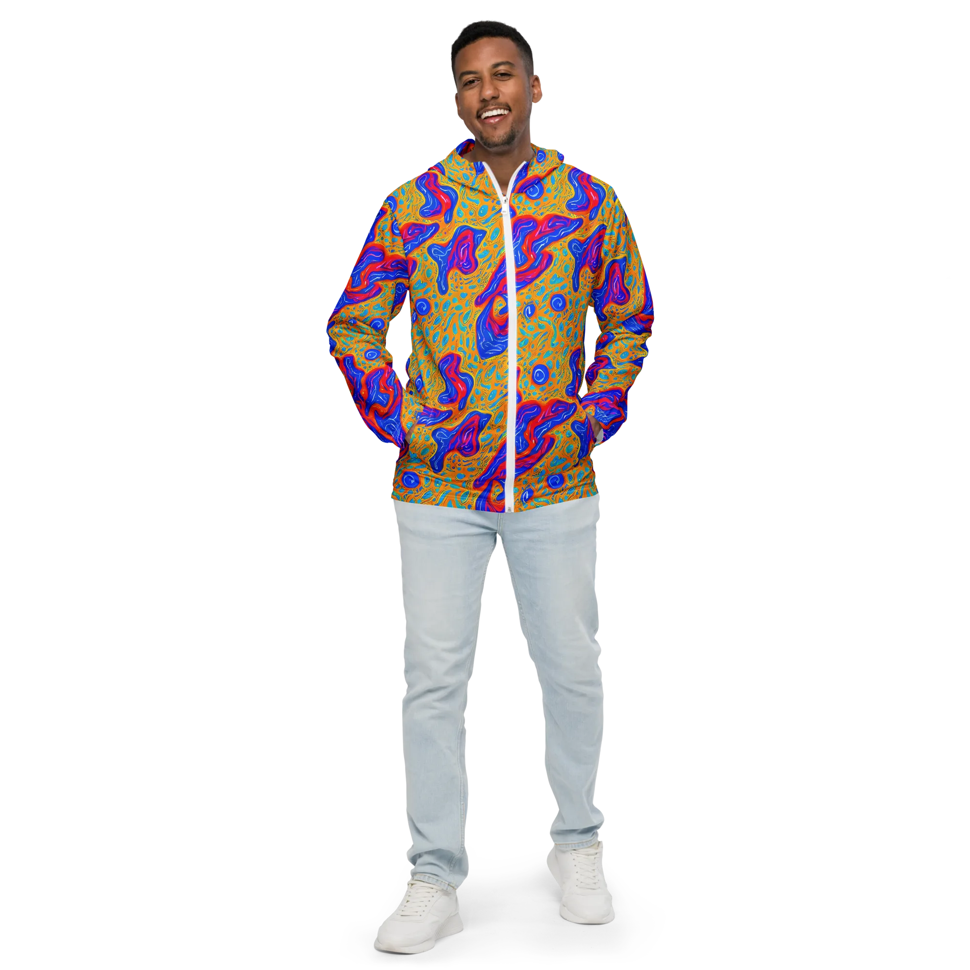 Magnetic Current on Men's Windbreaker — Front