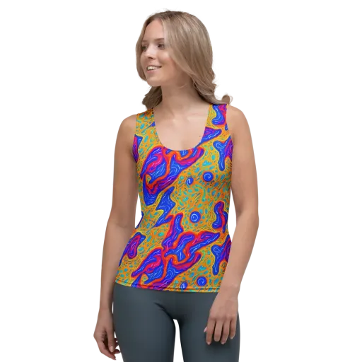 Magnetic Current on a Women's Tank Top