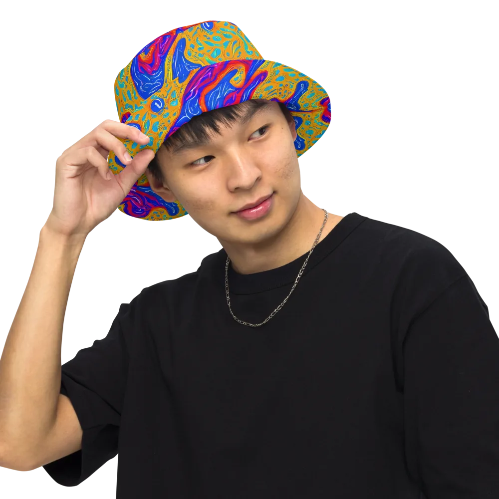 Magnetic Current on Reversible Bucket Hat — Front Inside