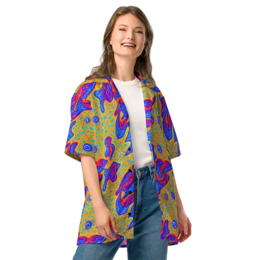 Magnetic Current on a Button Shirt