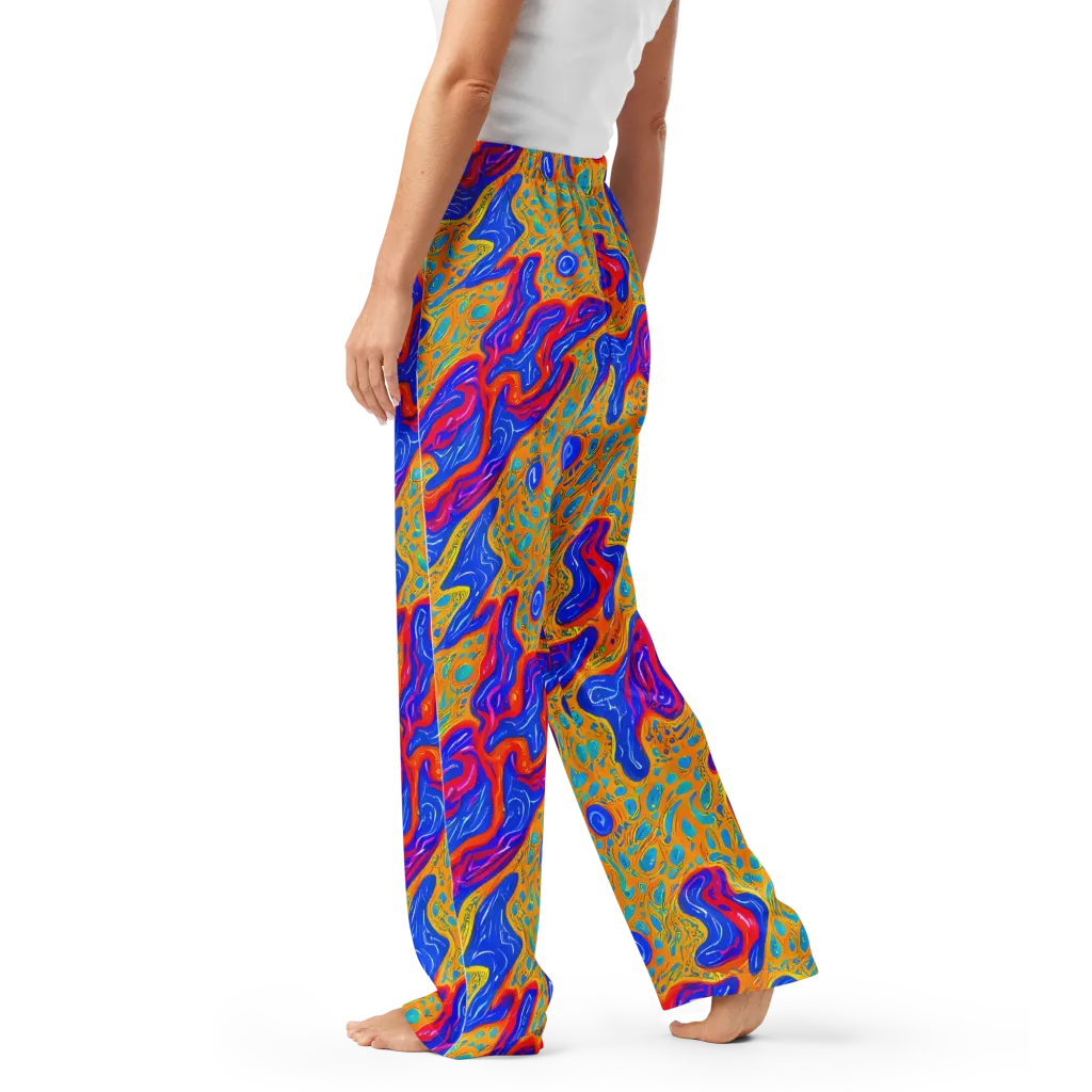 Magnetic Current on Women's Pajama Pants — Left
