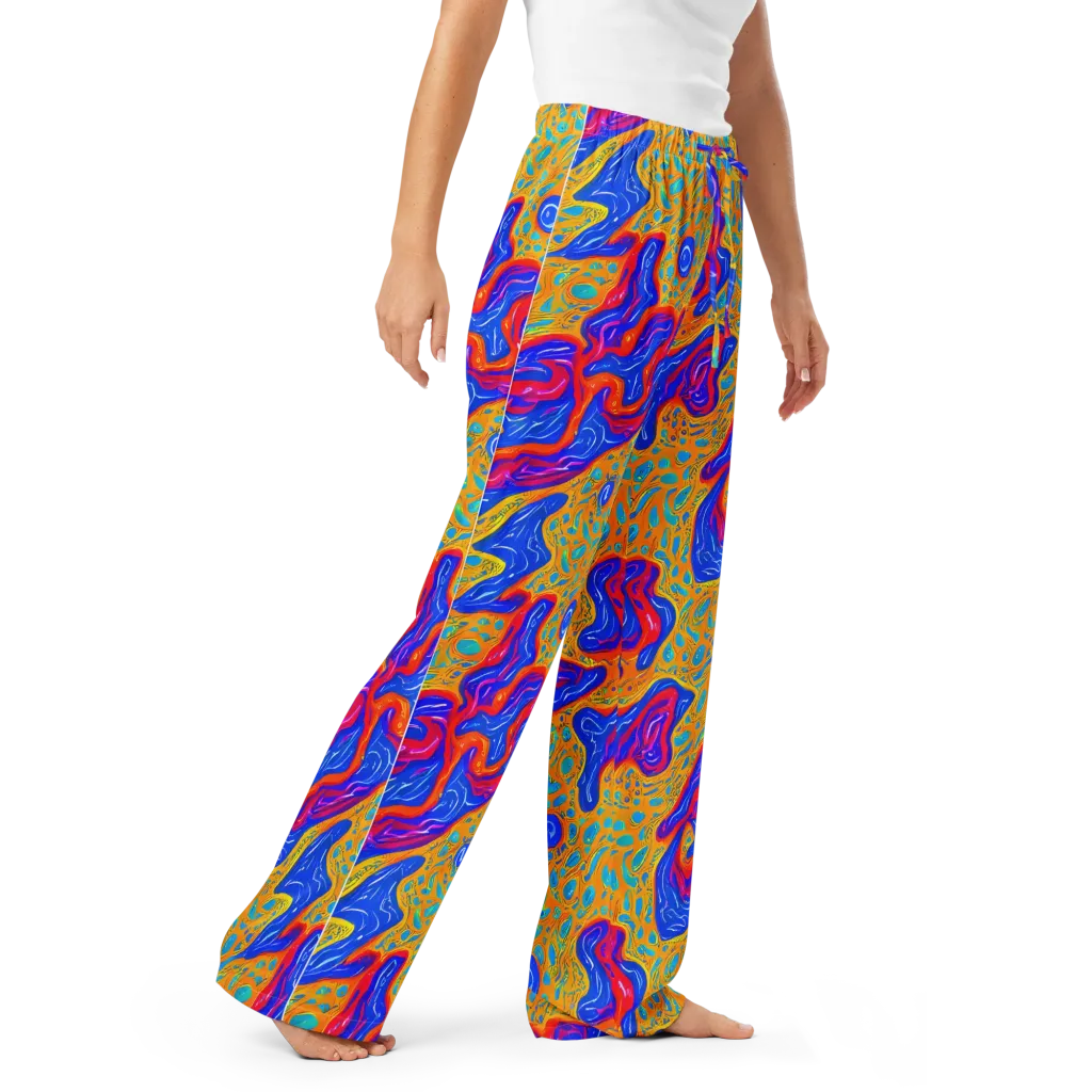Magnetic Current on Women's Pajama Pants — Right Front