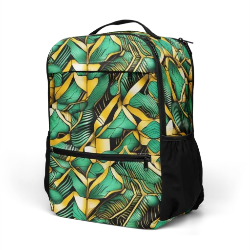 Midas Monstera on a Utility Backpack
